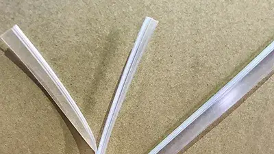 Available Poly Bag Zipper Types